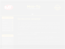 Tablet Screenshot of mod-to.pl
